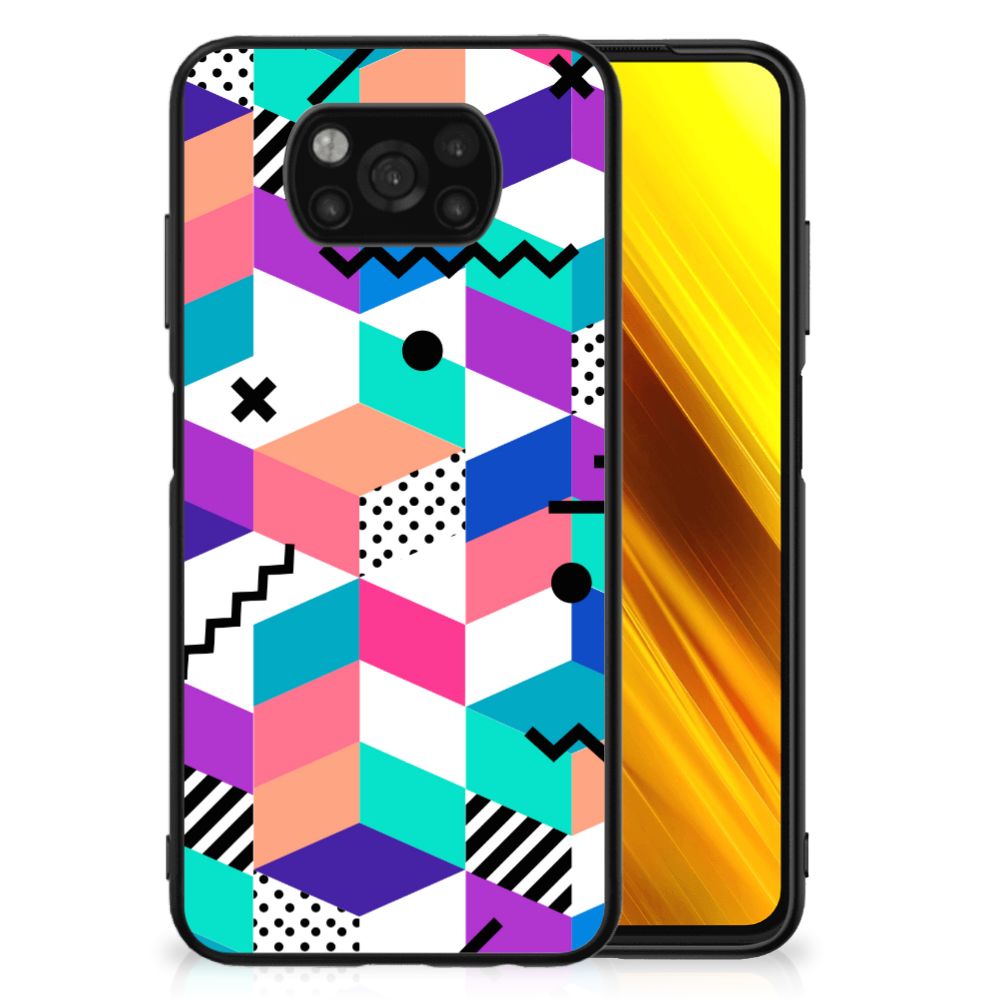 Xiaomi Poco X3 | X3 Pro Backcover Blokken Kleurrijk B2C Telecom