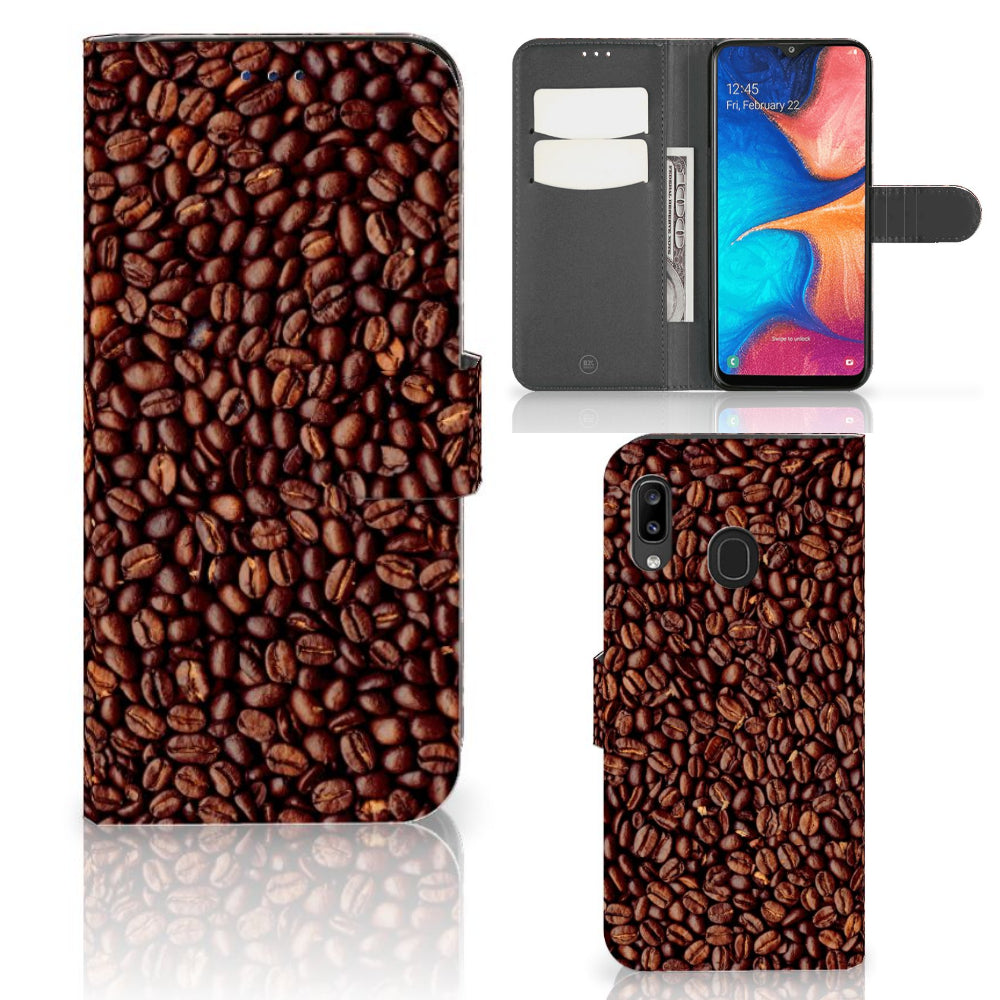 Samsung Galaxy A30 Book Cover Koffiebonen