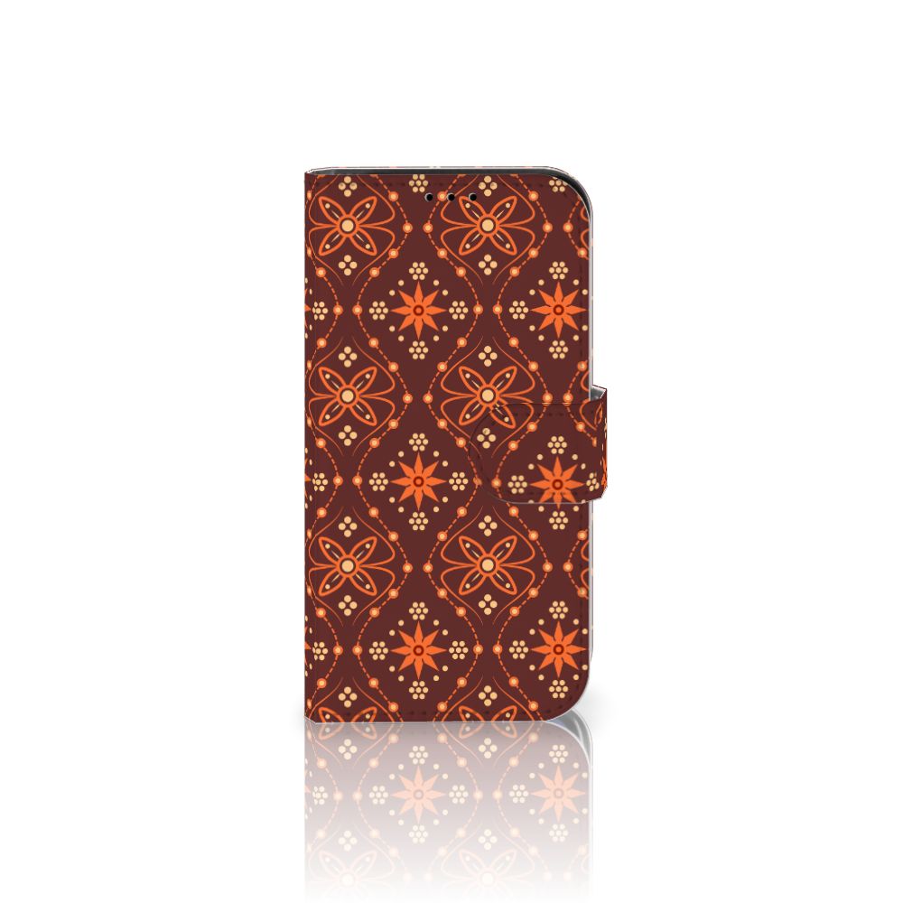 iPhone 13 Mini Telefoon Hoesje Batik Brown