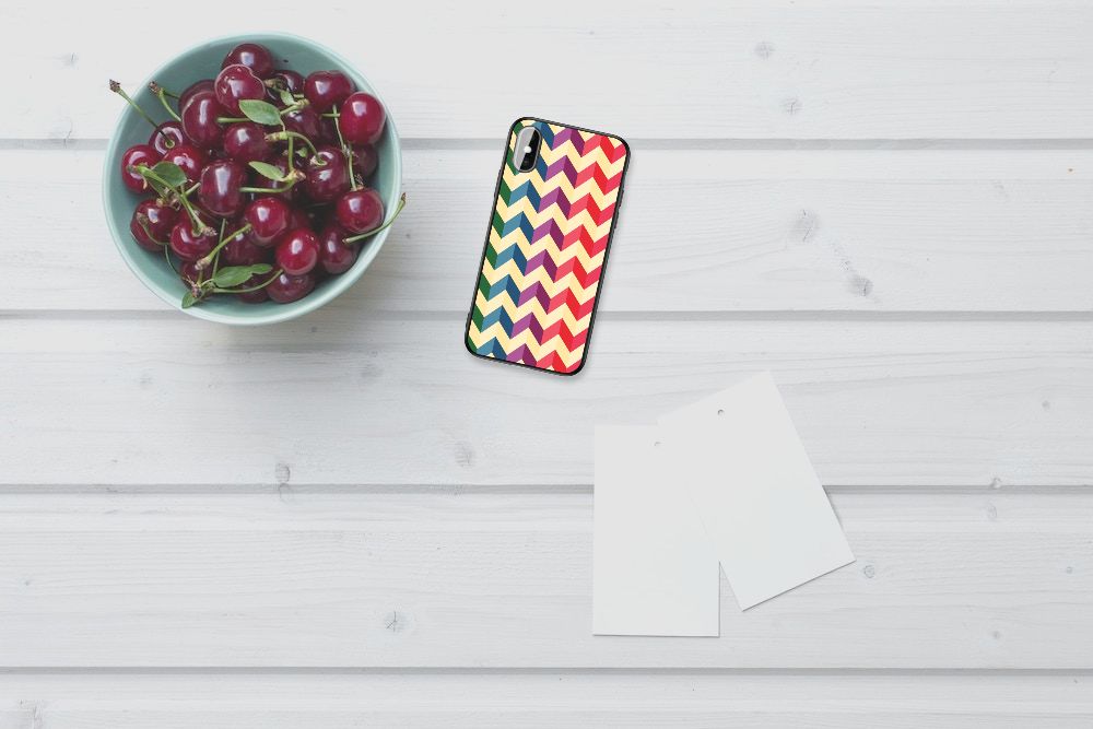 iPhone X | Xs Back Case Zigzag Multi Color B2C Telecom