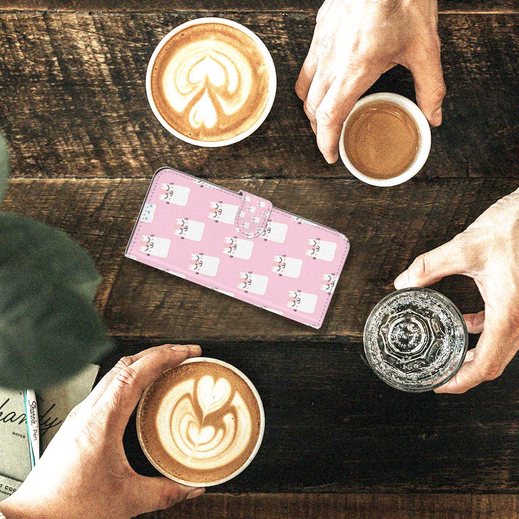 OPPO A72 | OPPO A52 Telefoonhoesje met Pasjes Sleeping Cats