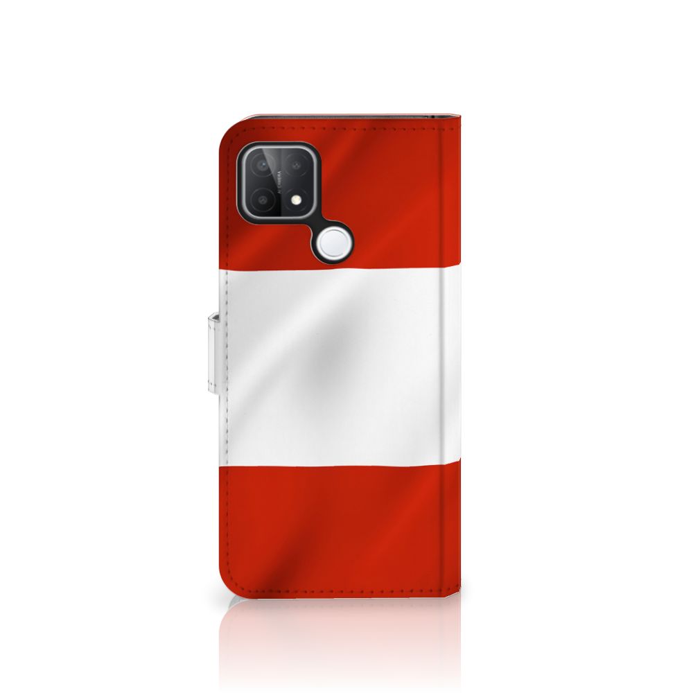 OPPO A15 Bookstyle Case Oostenrijk