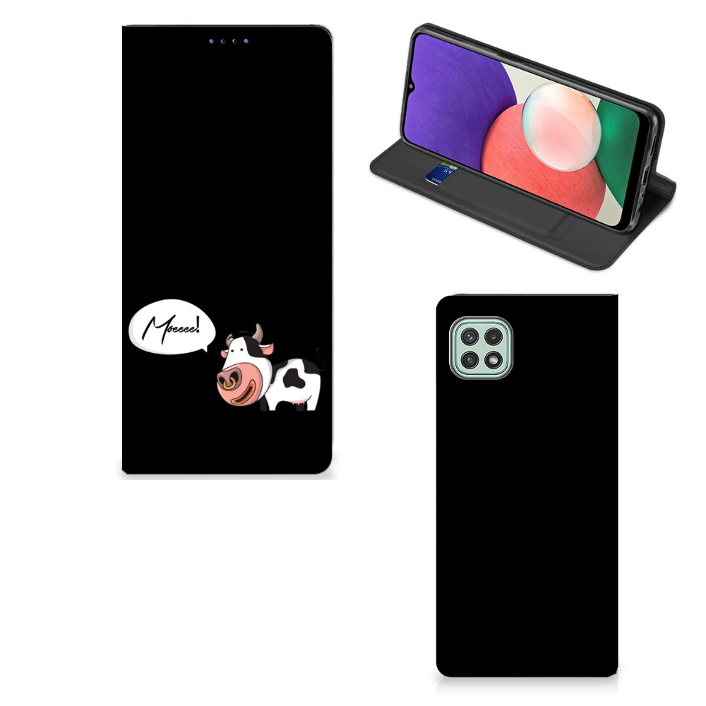 Samsung Galaxy A22 5G Magnet Case Cow - B2C Telecom
