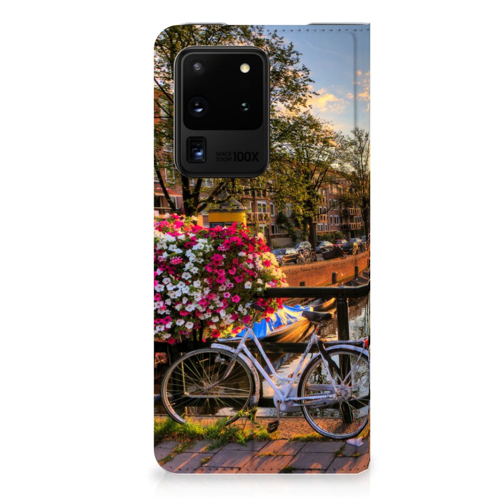 Samsung Galaxy S20 Ultra Book Cover Amsterdamse Grachten - B2C Telecom
