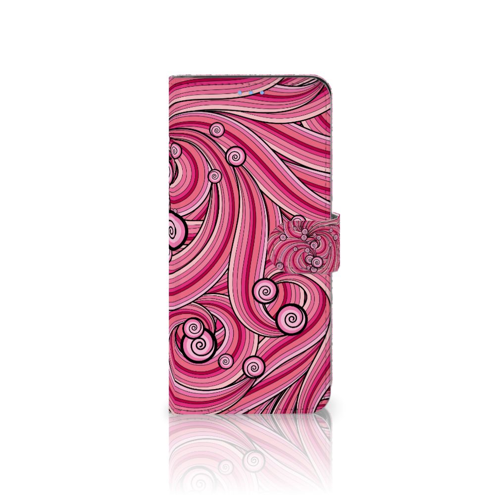 OPPO A73 5G Hoesje Swirl Pink