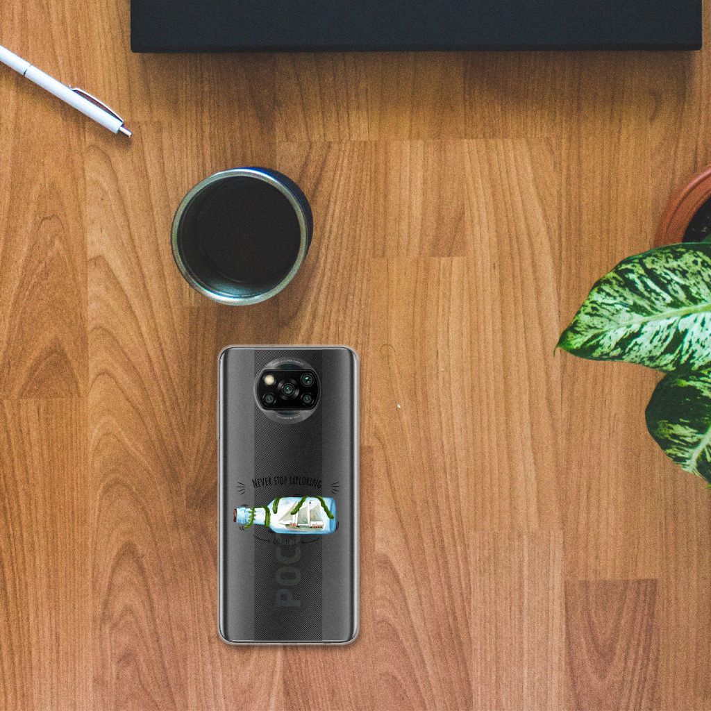 Xiaomi Poco X3 | Poco X3 Pro Telefoonhoesje met Naam Boho Bottle B2C Telecom