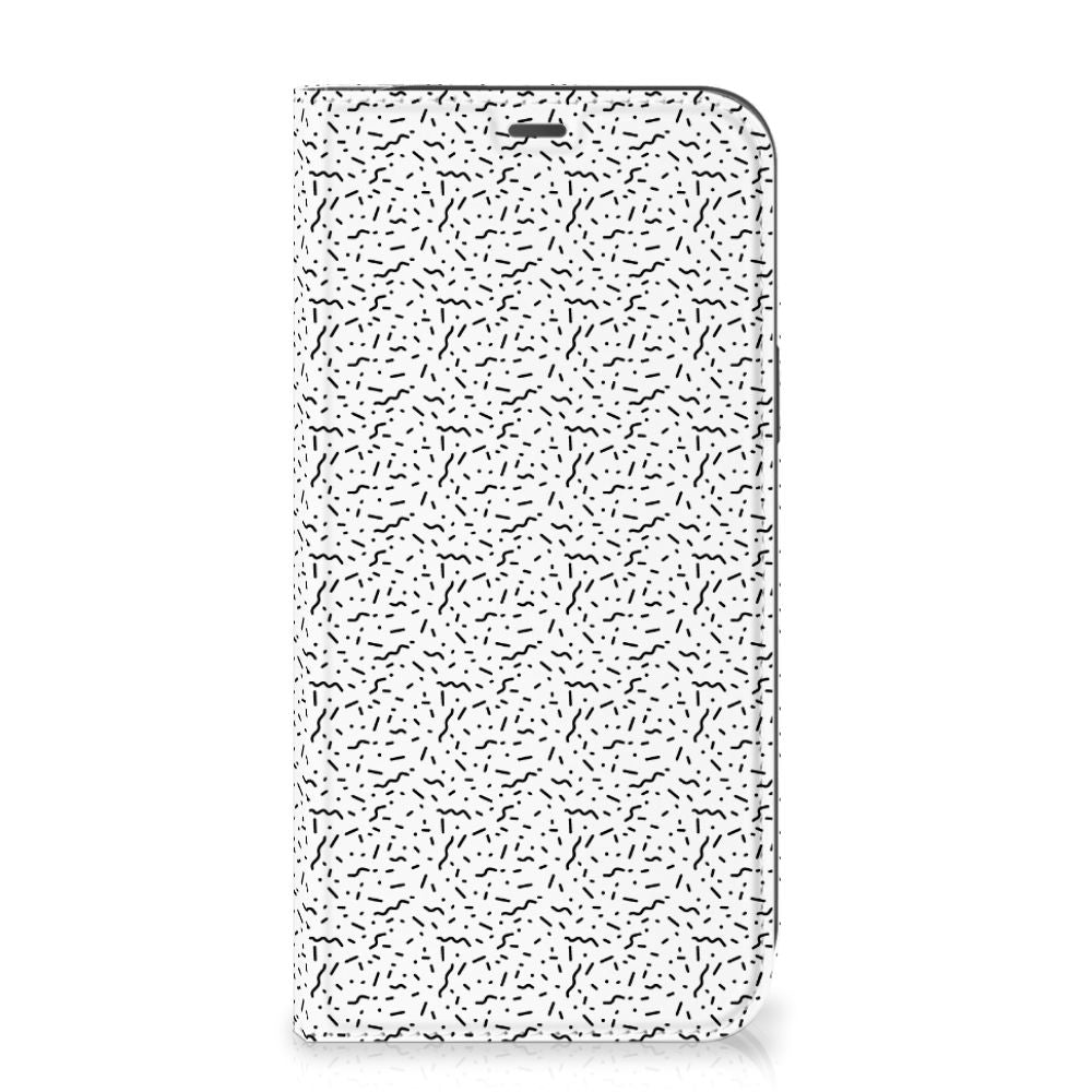 iPhone 12 Pro Max Hoesje met Magneet Stripes Dots - B2C Telecom
