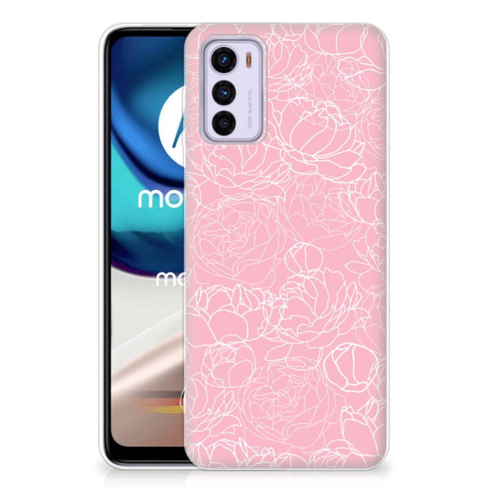 Motorola Moto G42 TPU Case White Flowers B2C Telecom