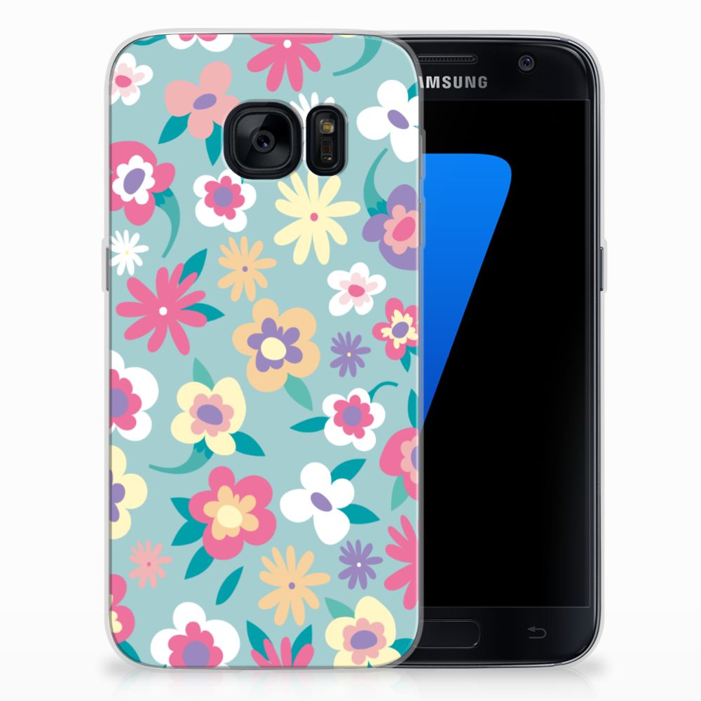 Samsung Galaxy S7 TPU Case Flower Power