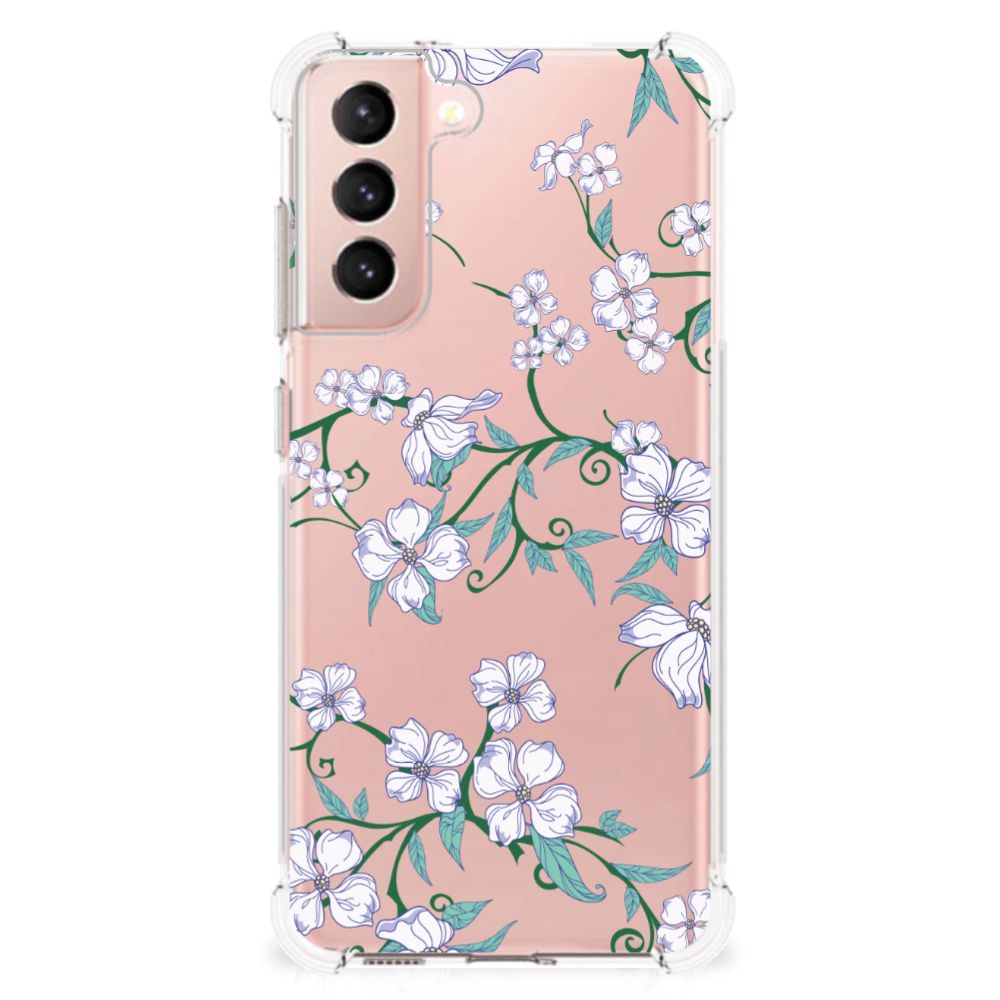 Samsung Galaxy S21 FE Uniek Case Blossom White