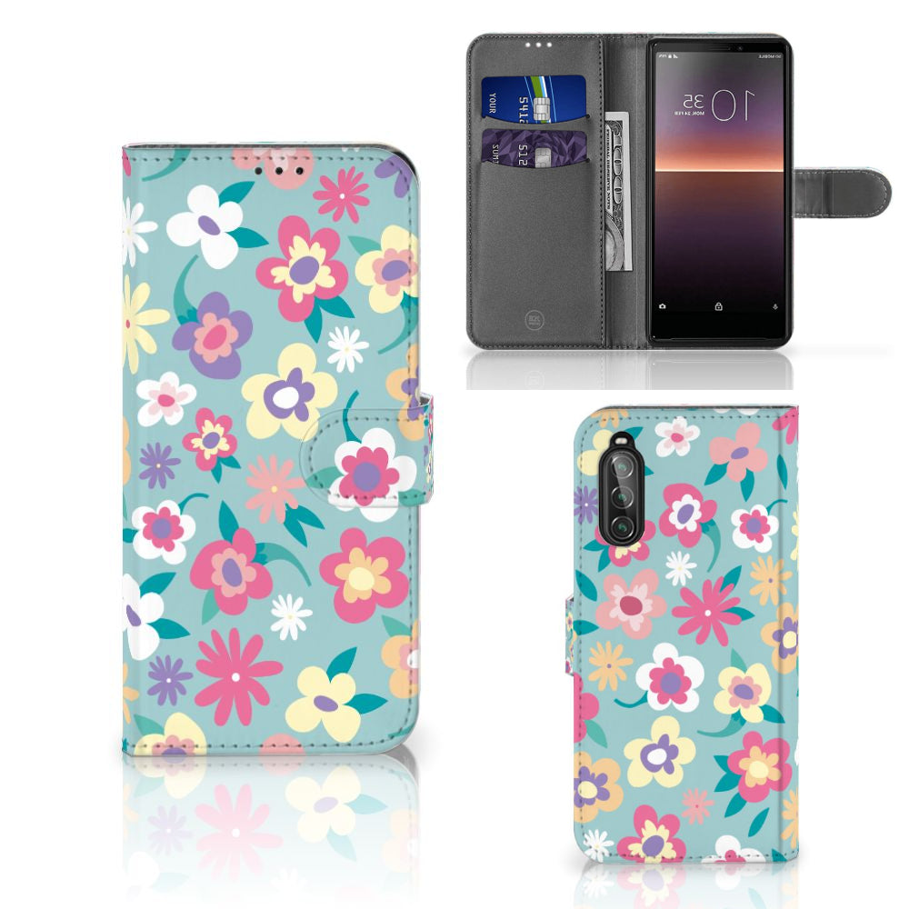 Sony Xperia 10 II Hoesje Flower Power