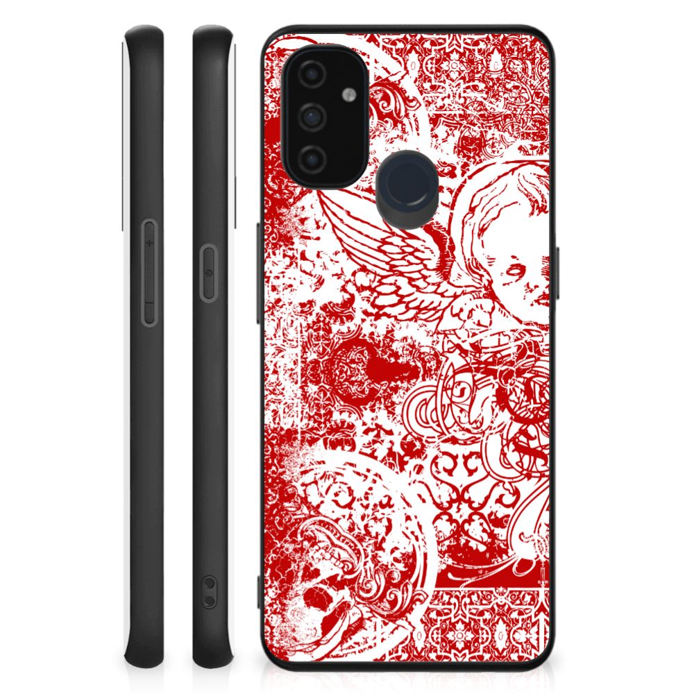 Telefoonhoesje OnePlus Nord N100 Angel Skull Rood