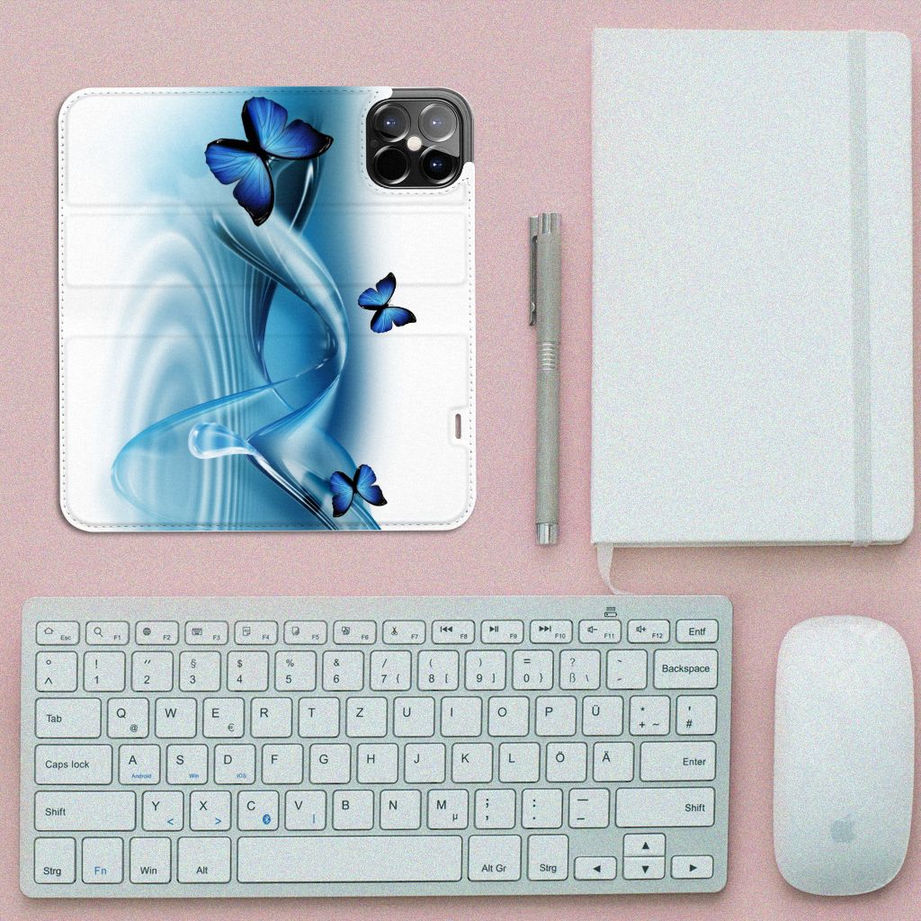 iPhone 12 Pro Max Hoesje maken Vlinders - B2C Telecom