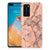 Huawei P40 TPU Siliconen Hoesje Marmer Oranje B2C Telecom