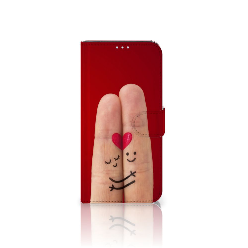 Motorola G8 Power Wallet Case met Pasjes Liefde - Origineel Romantisch Cadeau