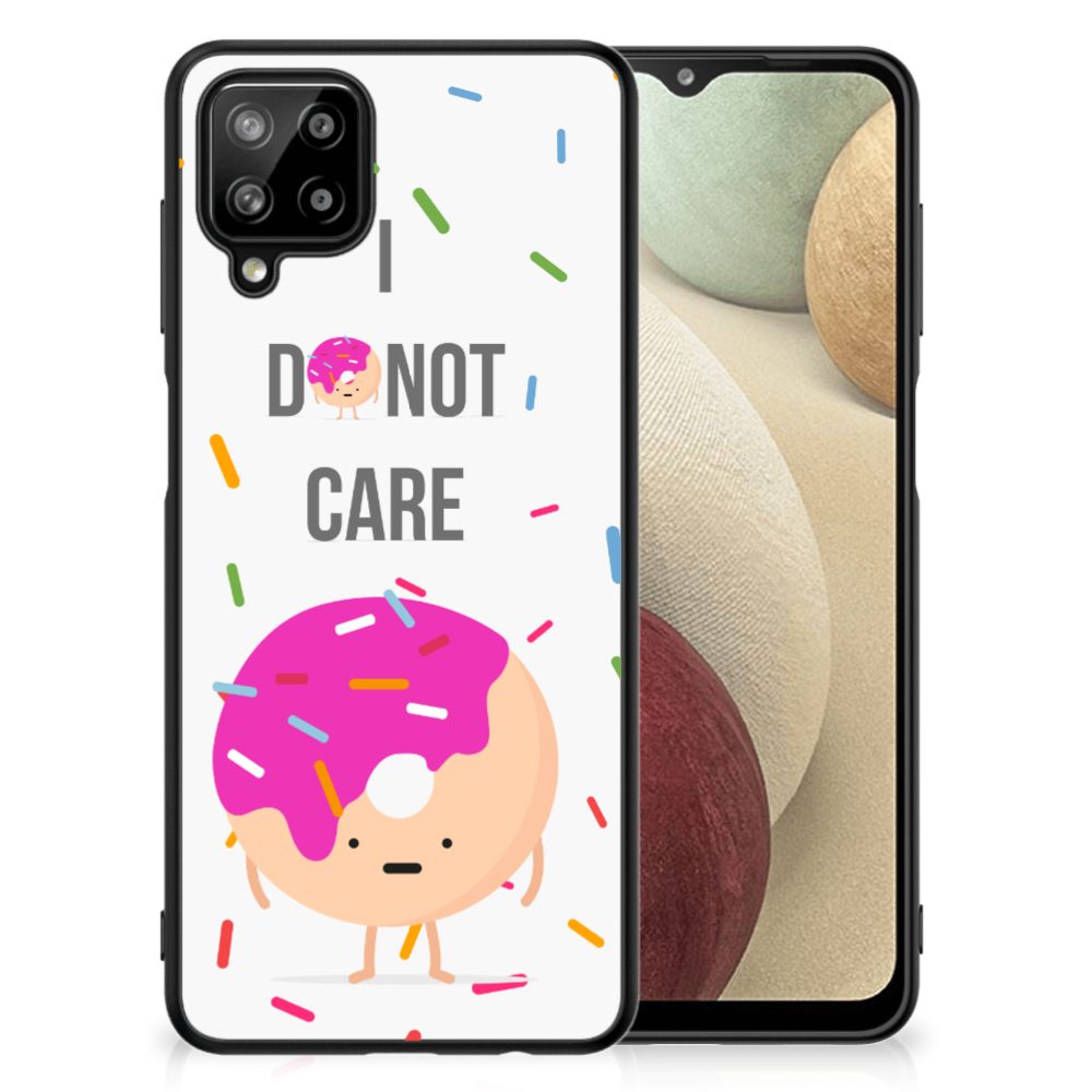 Samsung Galaxy A12 Back Cover Hoesje Donut Roze