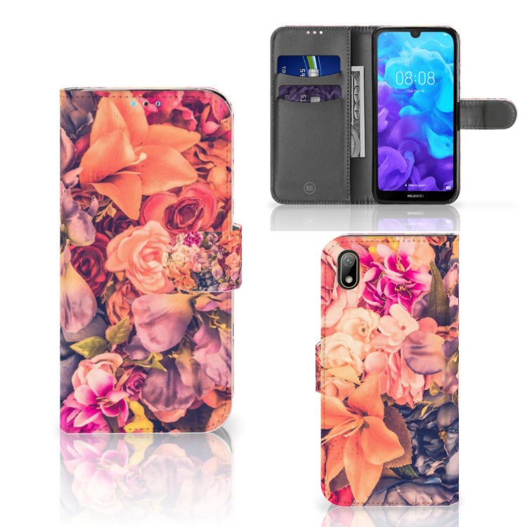 Huawei Y5 (2019) Hoesje Bosje Bloemen