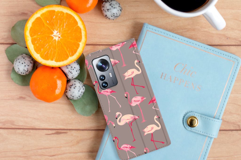 Xiaomi 12 Pro Hoesje maken Flamingo - B2C Telecom