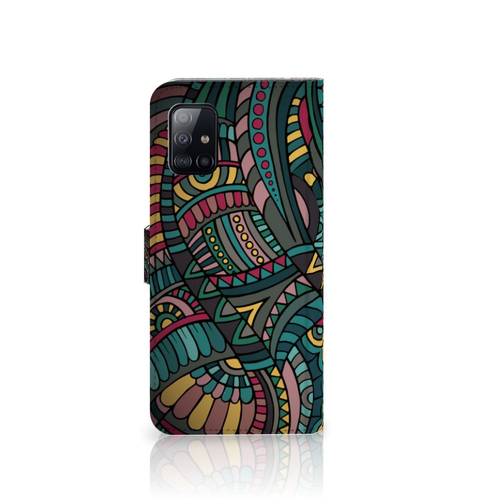 Samsung Galaxy A71 Telefoon Hoesje Aztec