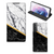 Samsung Galaxy S21 Plus Standcase Marmer Wit Zwart - Origineel Cadeau Man - B2C Telecom