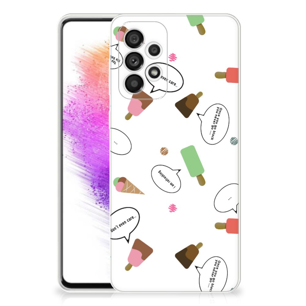 Samsung Galaxy A73 5G Siliconen Case IJsjes B2C Telecom