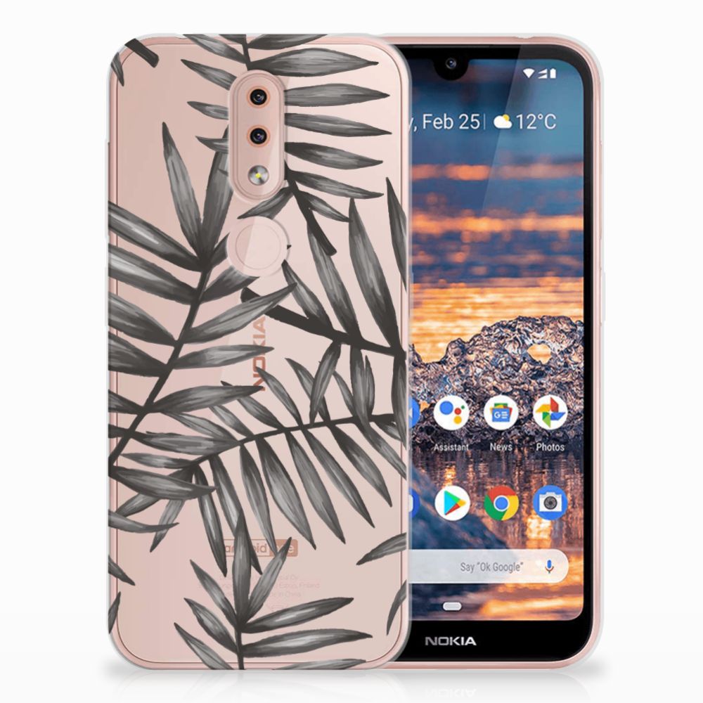 Nokia 4.2 TPU Case Leaves Grey