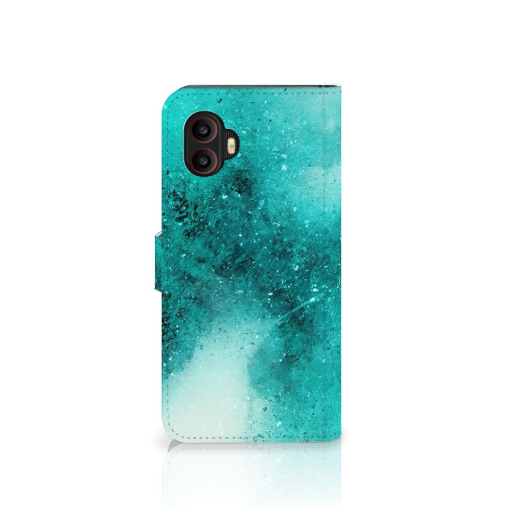 Hoesje Samsung Galaxy Xcover 6 Pro Painting Blue