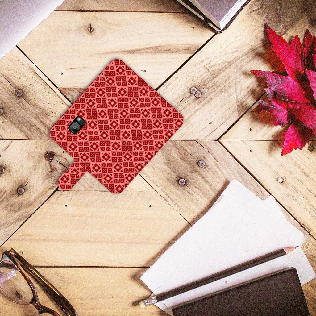 Samsung Galaxy S7 Edge Telefoon Hoesje Batik Rood
