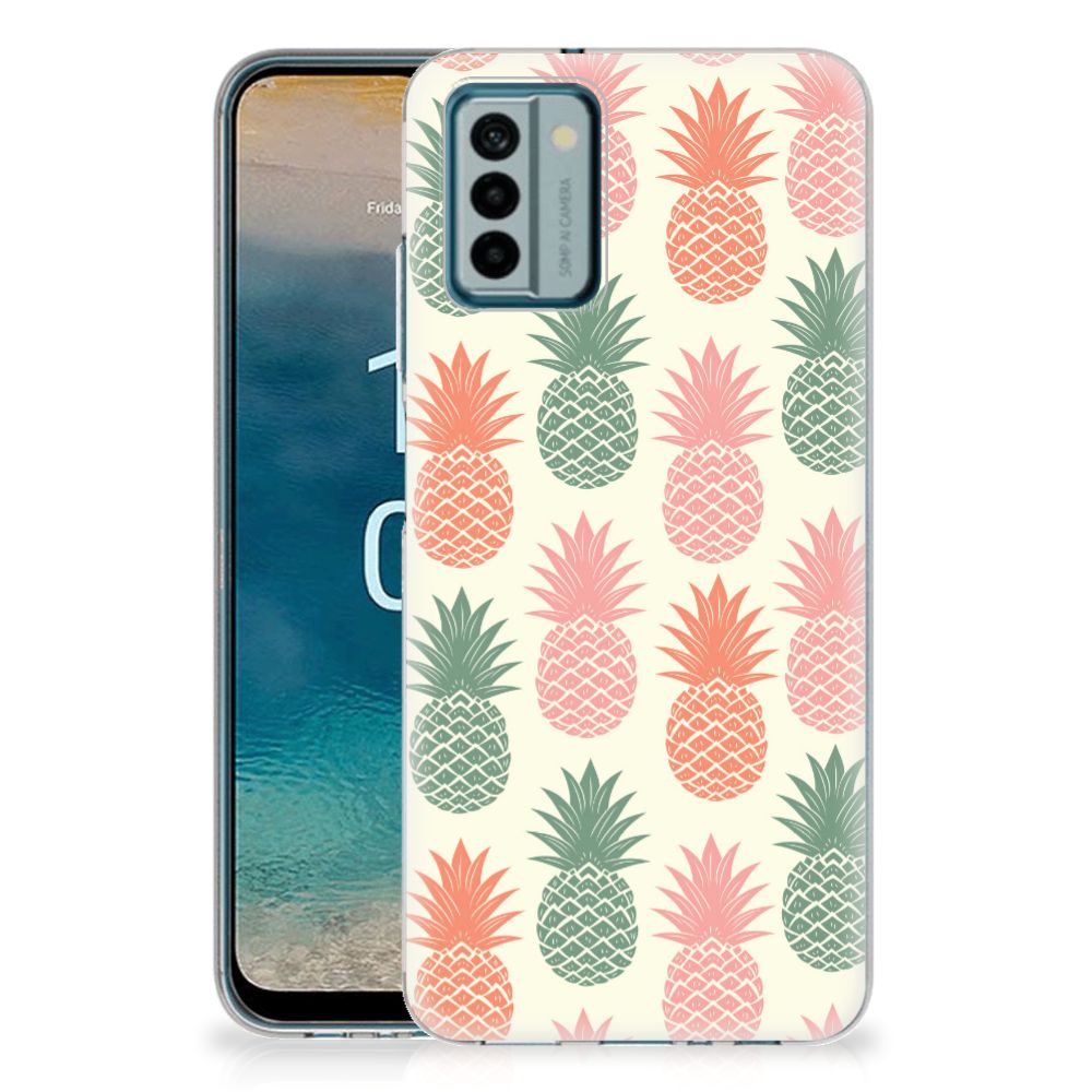 Nokia G22 Siliconen Case Ananas