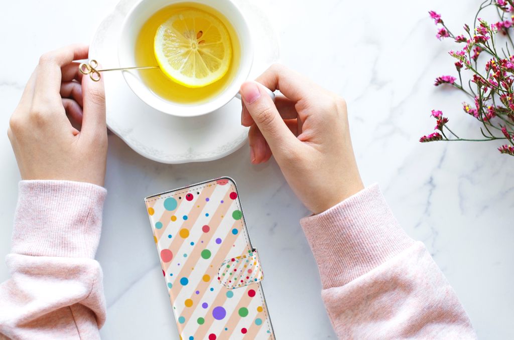 Alcatel 1S 2020 Telefoon Hoesje Dots