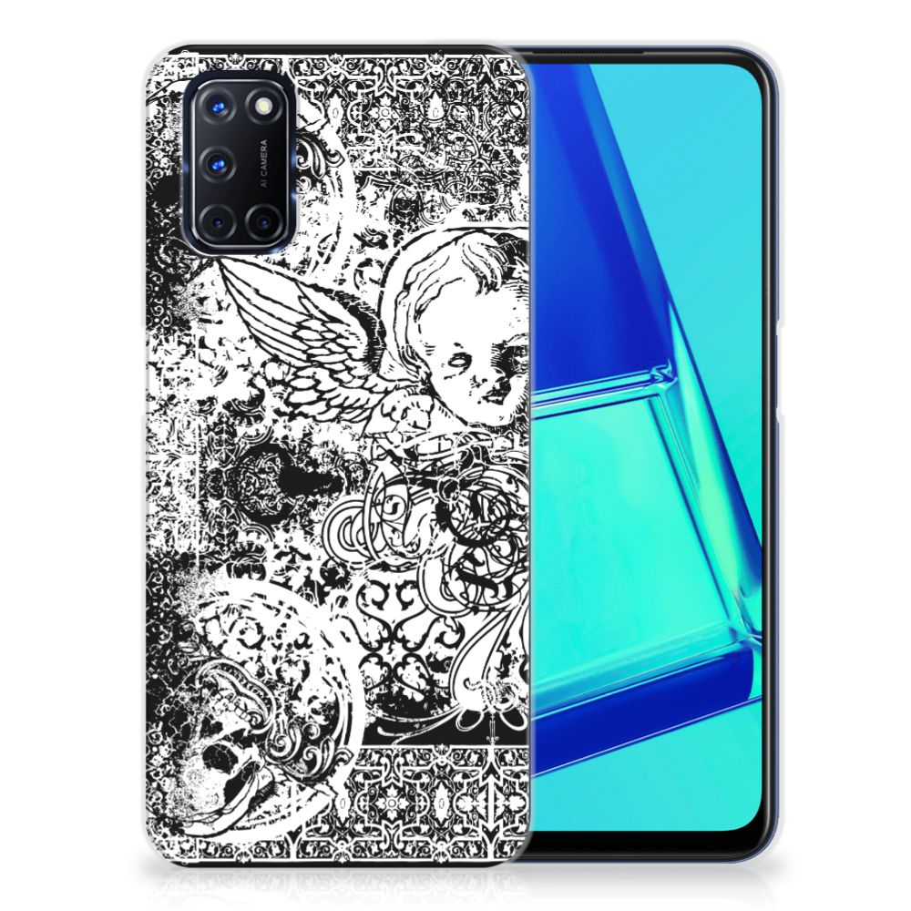 Silicone Back Case OPPO A52 | A72 Skulls Angel