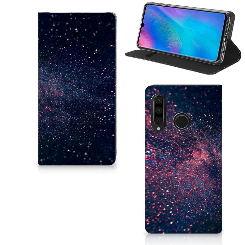 Huawei P30 Lite New Edition Stand Case Stars