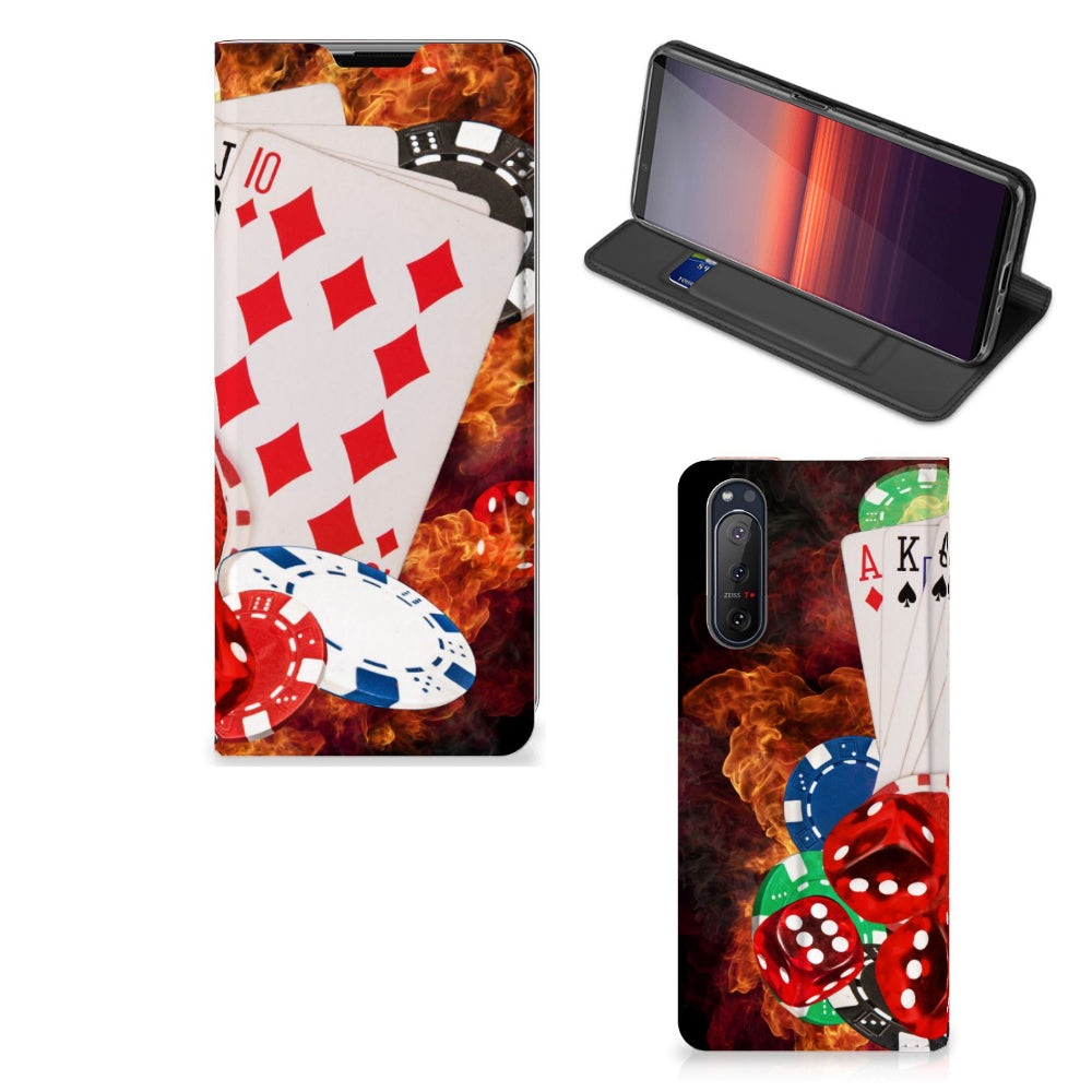 Sony Xperia 5 II Hippe Standcase Casino