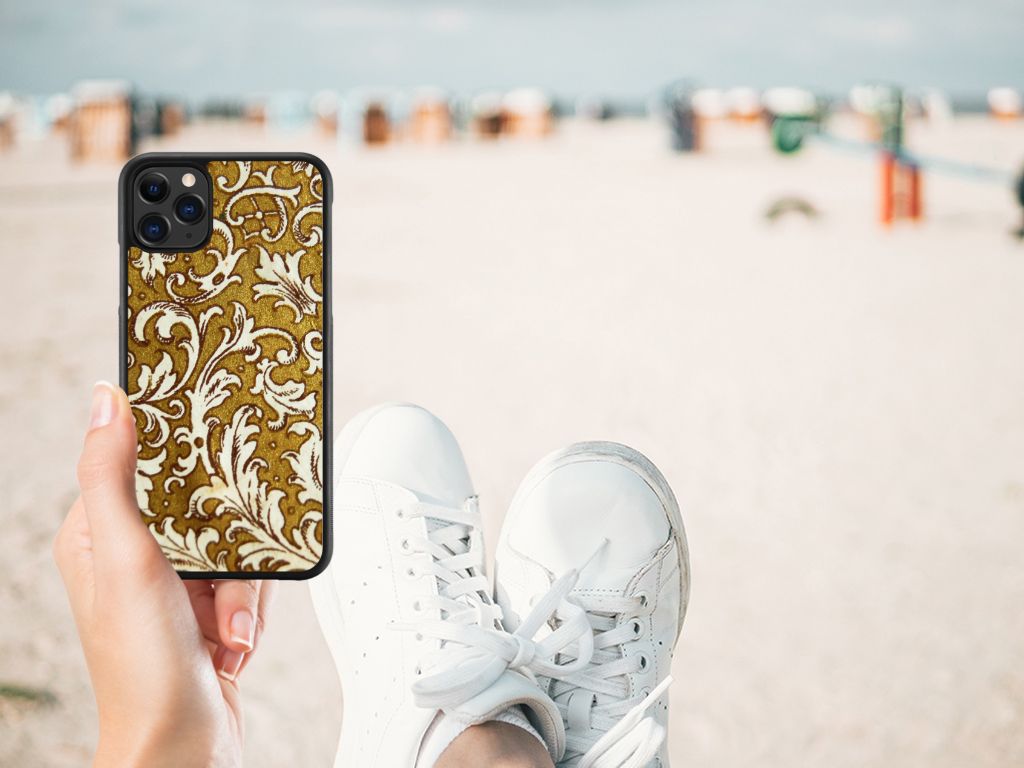 Hoesje TPU Apple iPhone 11 Pro Max Barok Goud B2C Telecom