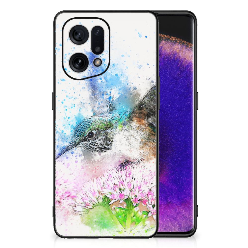 Kleurrijke Telefoonhoesje OPPO Find X5 Vogel