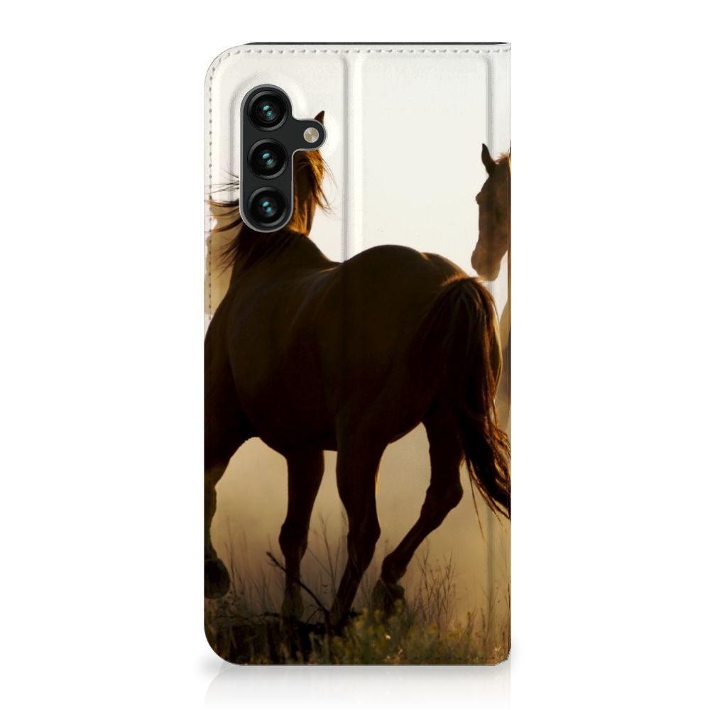 Samsung Galaxy A13 (5G) | Samsung Galaxy A04s Hoesje maken Design Cowboy met paardenafbeelding