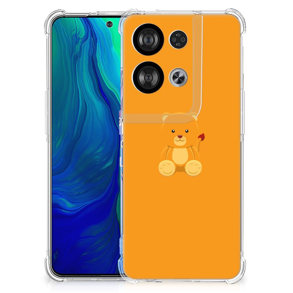 OPPO Reno8 Stevig Bumper Hoesje Baby Beer B2C Telecom