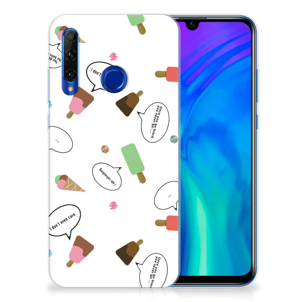 Honor 20 Lite Siliconen Case IJsjes