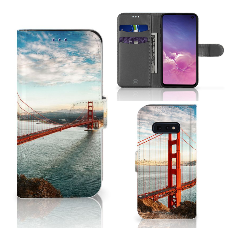 Samsung Galaxy S10e Flip Cover Golden Gate Bridge
