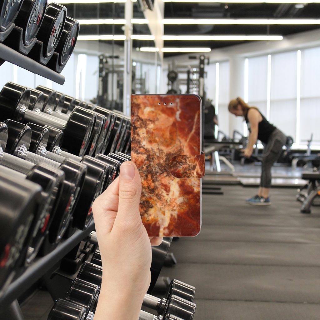 Xiaomi Redmi K20 Pro Bookcase Marmer Bruin
