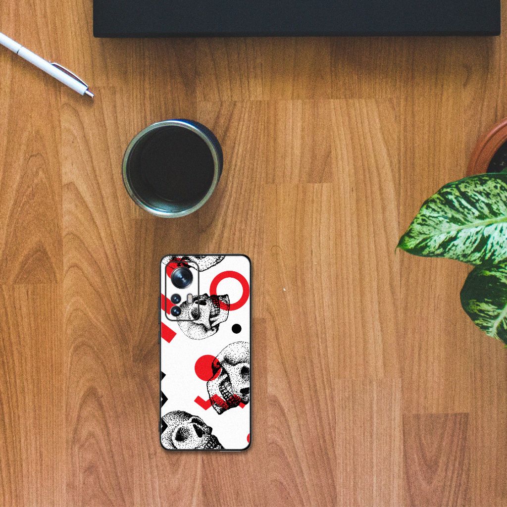 Telefoonhoesje Xiaomi 12 | 12X Skull Red B2C Telecom
