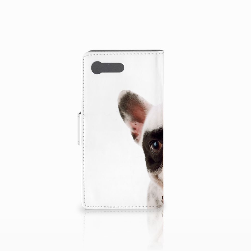 Sony Xperia X Compact Telefoonhoesje met Pasjes Franse Bulldog