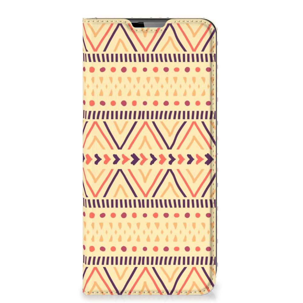 Motorola Moto G9 Plus Hoesje met Magneet Aztec Yellow - B2C Telecom