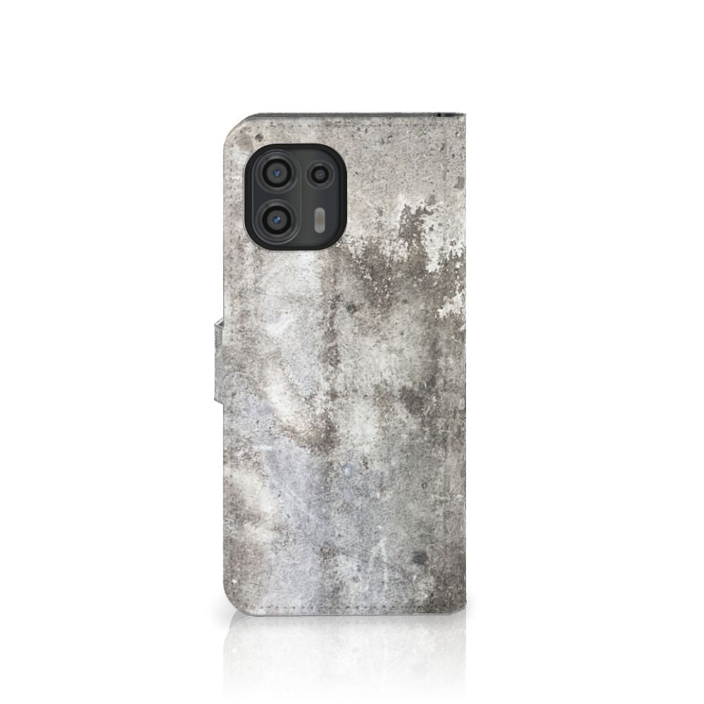 Motorola Edge 20 Lite Bookcase Beton Print