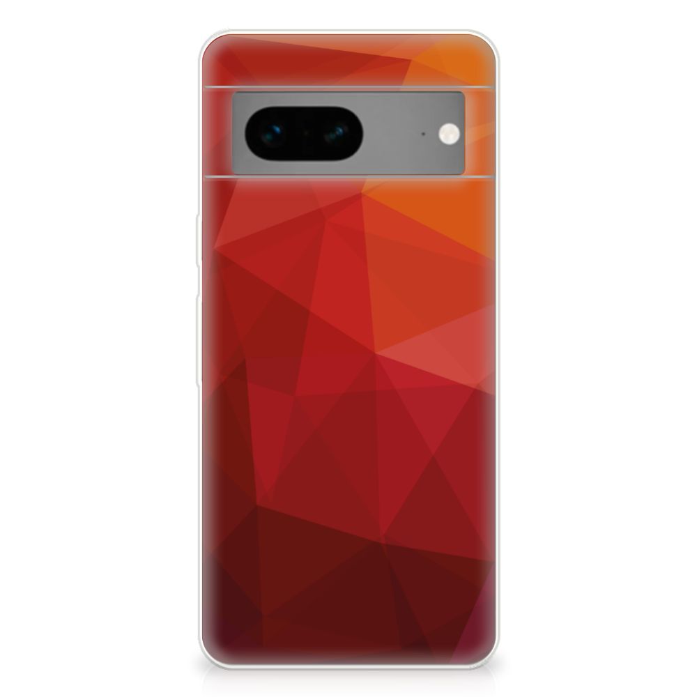 TPU Hoesje voor Google Pixel 7 Polygon Red