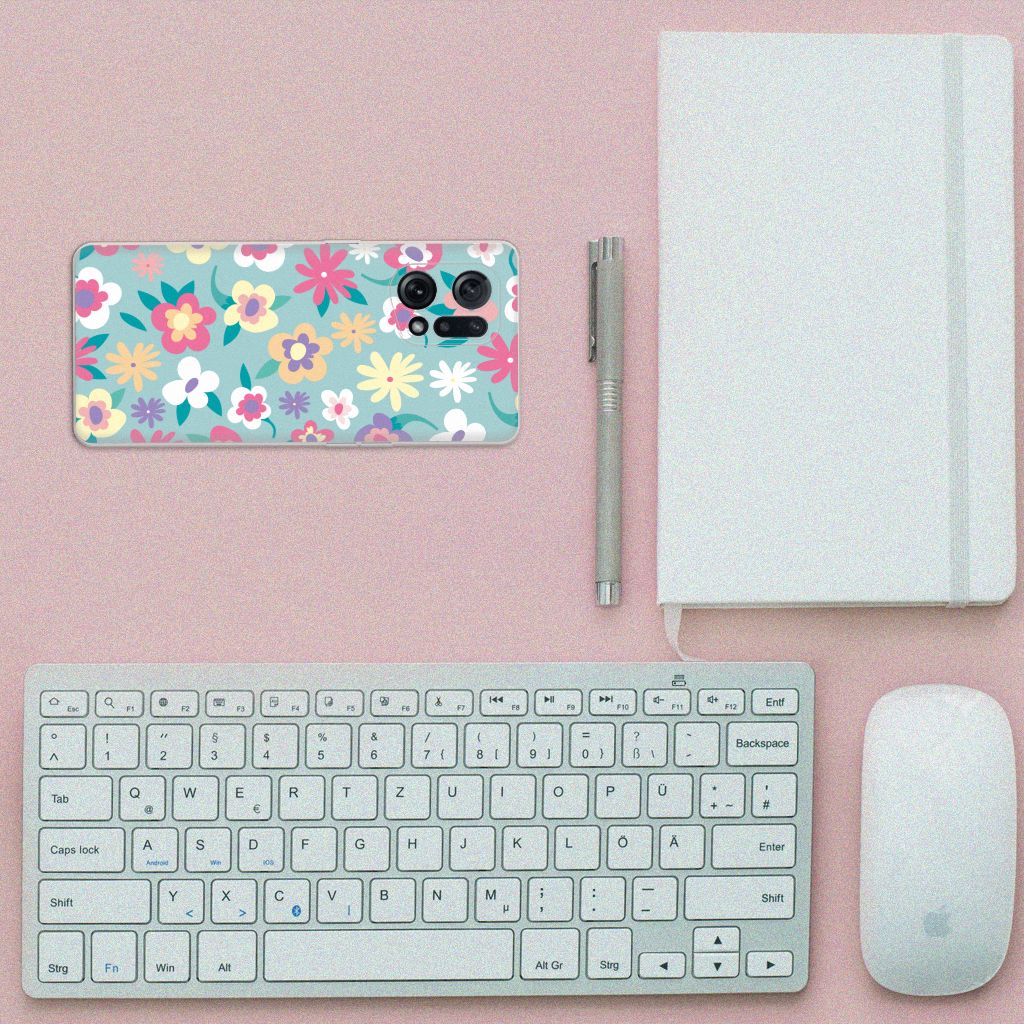 OPPO Find X5 TPU Case Flower Power B2C Telecom