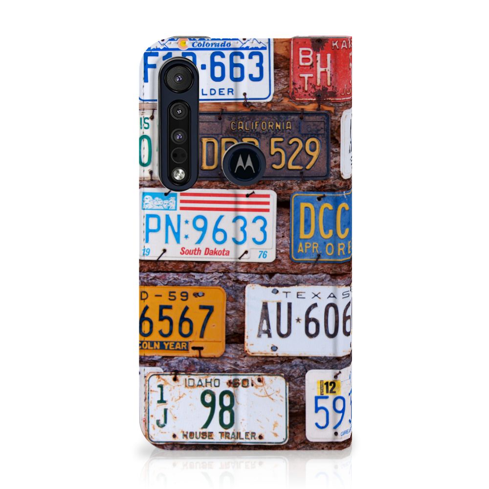 Motorola G8 Plus Stand Case Kentekenplaten - B2C Telecom