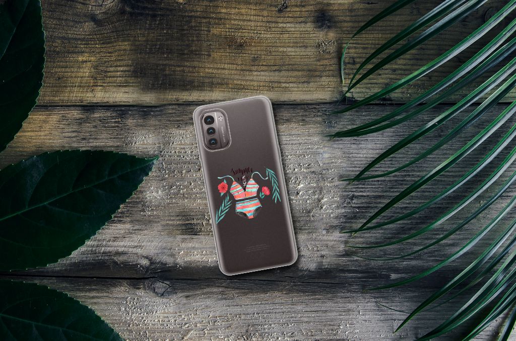 Nokia G21 | G11 Telefoonhoesje met Naam Boho Summer B2C Telecom