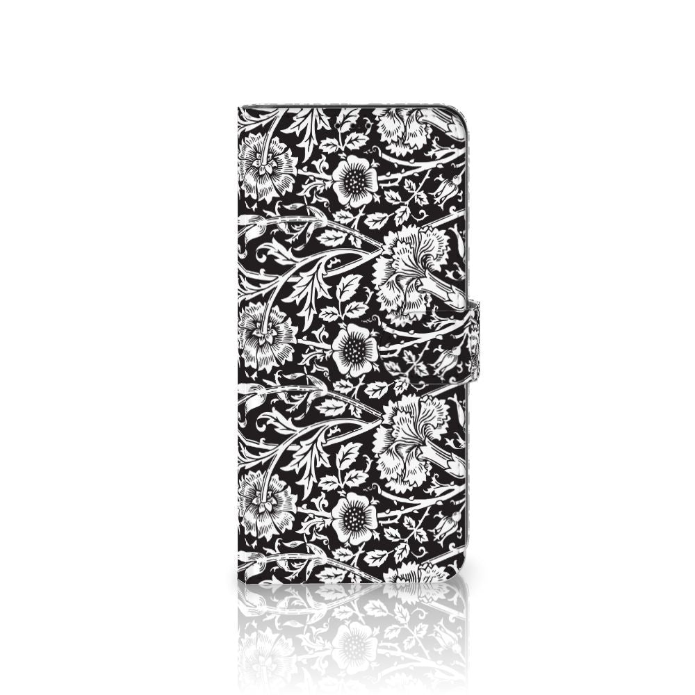 Samsung Galaxy S21 Ultra Hoesje Black Flowers