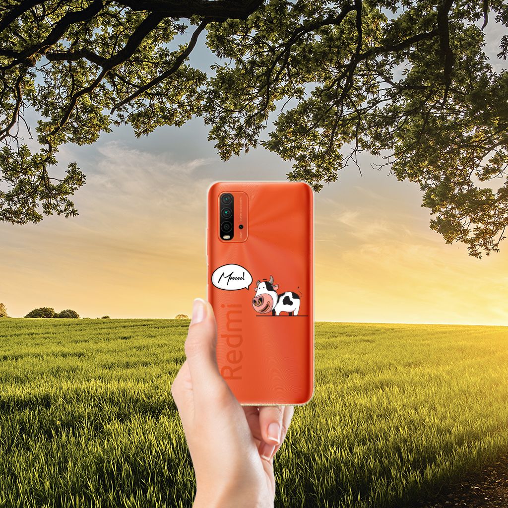 Xiaomi Poco M3 Telefoonhoesje met Naam Cow